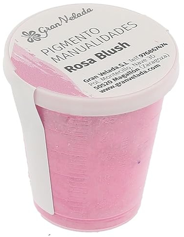 Pigment en poudre rose blush pour travaux manuels et beaux-arts | 500 cc