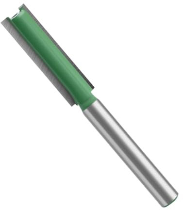 Straight Router Cutter Bit, 8mm Cutting Diameter Router Bits 30mm Cut Length 6mm Shank Top Bearing Pattern Flush Trim Bits Straight Router Bit Milling Cutter Tool Carbide for Woodworking Trimming