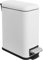 JM ·YIPENG Bathroom Bin, 5L Pedal Bin with Soft Close Lids, Small Bin with Removable Inner Bucket,Slim Bins for Bathroom,Bedroom and Office,white