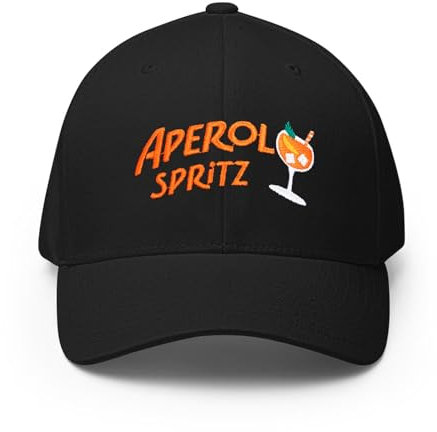YYSWSAKY Aperol Spritz Baseball Cap, Damen Partyhüte, Baseballkappe, Aperol Spritz-Vater-Hut, Baseball-Mütze, Damen Beanie, Geschenkidee für JGA, Cocktail-Liebhaber-Geschenkideen