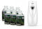 Pyrnat Insecticide 6x250ml au Pyrèthre avec Diffuseur Automatique (Blanc) Anti-mouches, Moustiques, Punaise de Lit Efficace et écologique contre les insectes volants et rampants.