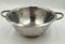 Fackelmann 29781 24cm Colander, 1pc, Medium Mango Punch Deep Mixing Bowl, Sieve for Straining, Drainer with Sturdy Base & Two, Twin Handle Freestanding Vegetable & Pasta Strainer, Stainless Steel