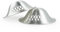 Silberne Stillbecher, 999 Silber, Brusthütchen aus Silber zum Stillen, Brustwarzenschutz zum Stillen von Neugeborenen – Atmungsaktiv Design (klein)