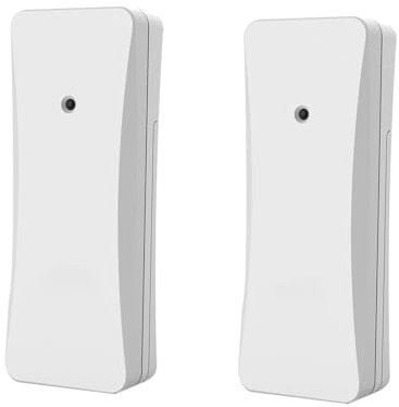 ZOYDP 2 Stück Außensensor für BALDR, Außensensor für Wetterstation, Funksensor Wetterstation, Außentemperatur und Luftfeuchtigkeit, Ersatzsender BALDR für wetterstation, Weiß