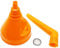 UKCOCO Wide Mouth Oil Funnel for Automotive Use Right Angle Flexible Design Reduces Fuel Splashes Tool for Effortless Refueling Opening Yellow Funnel