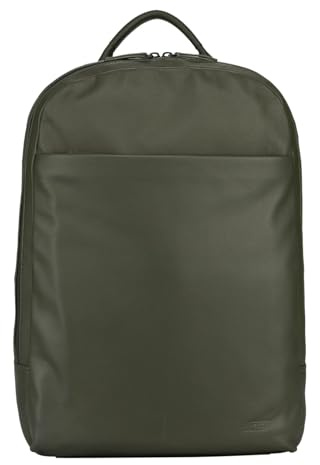 JOST Leder Rucksack Laptoprucksack mit Laptopfach Tromsoe Backpack Olive olivgrün