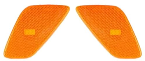 NYSAASDST Indicator Light 55155628AB For Jeep For Wrangler TJ 1997-2004 2005 2006 Front Bumper Side Marker Turn Signal Cover No Bulb Repeaters(Amber)