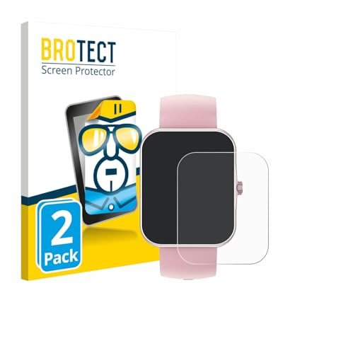 BROTECT Schutzfolie für Ucani S80K 1.83 | 2 Stück Transparenter Displayschutz Made in Germany Klare Displayschutz-Folie Clear Einfache Montage Case-Friendly