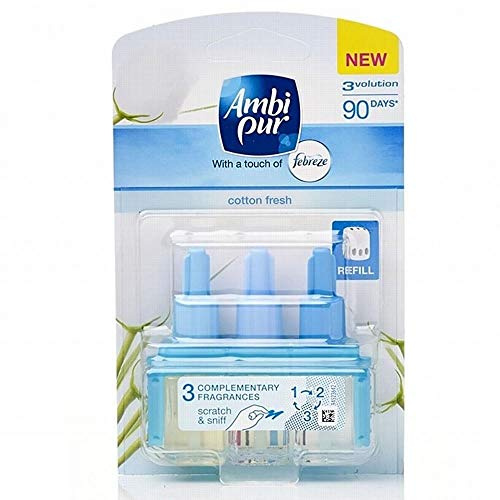 6 ambientadores de Ambi Pur eléctricos Cotton Fresh de 20 ml
