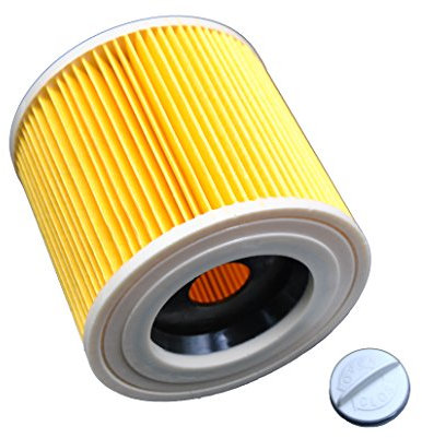 LeaBen® Patronen Filter kompatibel mit Nass-/ Trockensauger Nasssauger/Mehrzwecksauger/Waschsauger Kärcher A 2204 2254 2101 2201 WD2 WD3 MV2 MV3 WD2.200 WD3.500 P WD 3.200, wie 6.414-552.0
