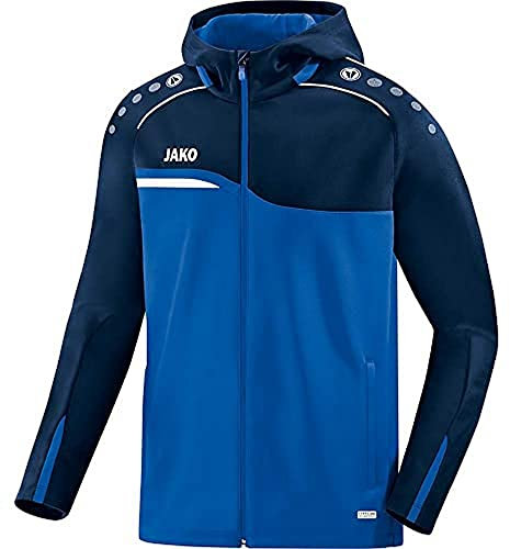 JAKO Damen Kapuzenjacke Competition 2.0, royal/marine, 36, 6818