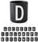 Design Letters Tasse Personalisiert (A-Z) | Kaffeebecher Porzellan | Kaffeetassen Buchstaben | Personalisierte Tasse, Personalisierte Geschenke | Tassen Schwarz | Dekorativ Tassen Buchstaben 250 Ml