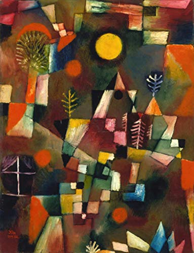 Kunstdruck/Poster: Paul Klee Der Vollmond - hochwertiger Druck, Bild, Kunstposter, 40x50 cm