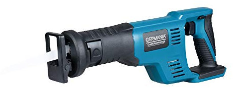 GERMANIA Plattform Akku-Säbelsäge 20 V mit Sägeblättern für Holz & Metall mit Softgrip (ohne Akku & ohne Ladegerät)