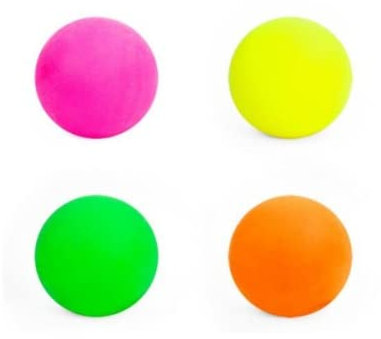 TRENDHAUS Power Anti-Stressball Ø 6,3 cm,4-Fach Sortiert