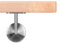 Handlauf Holzhandlauf VKT 42 x 42 mm Wandhandlauf Birke massiv Halter rund 200 cm 2 Halter