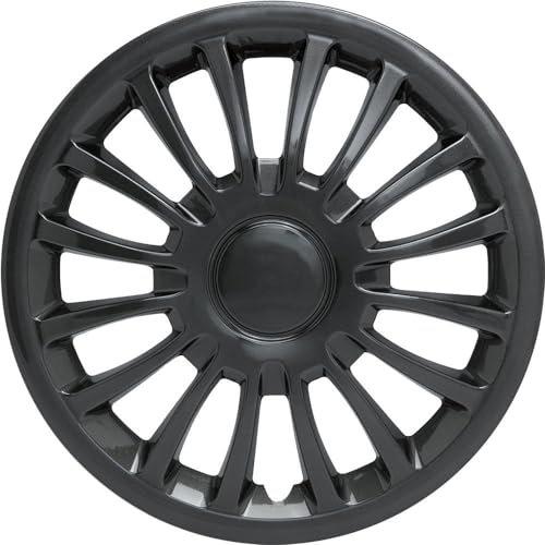 Monza 4-teiliges ABS-Autoradkappenset, 15 Zoll, Anthrazit