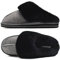 KuaiLu Pantofole Donna Invernali Pelose Pelle Chiuse Ciabatte Casa Calde Peluche Pelo Foderata Babbucce Comode Memory Foam Slippers Antiscivolo Suola Scarpe Nero 39
