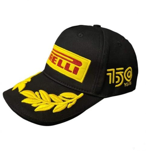 Cap Podium 150 Jahre Motorsport Racing offiziell Formula, Schwarz, One Size