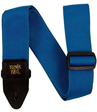 Ernie Ball Pearl Blue & Black Polypro Guitar Strap