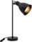 Black Table Lamp Modern Desk Lamp Adjustable Shade Metal Frame Rustic Bedside Light H3018