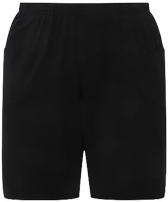 Ulla Popken Damen große Größen Übergrößen Plus Size Jerseyshorts, Taschen, Elastikbund schwarz 54+ 818396100-54+
