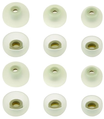 DMZHY Ohrhörerspitzen 6 Paar Galaxy Buds 2 Silikon Ohrstöpsel Ersatz Ohrstöpsel Ohrstöpsel Gummi Tipps Eargel Wing Tips Earbud Case Kompatibel mit Samsung Galaxy Buds 2 und Galaxy Buds Plus S/M/L