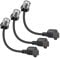 3PCS Light Bulb Outlet Socket Adapter Compatible With E26/E27 Light Socket To Plug Adapter Convert For Garage