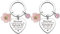EFNHJF5 Geschenk für Frauen - Persönlicher Schlüsselanhänger Dankeschön Geschenke für Mama,Freundin, Tante,Schwester & Kollegin,Geschenke zum Geburtstags Muttertag Hochzeitstag Weihnachtstag