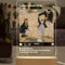 TPFOON Personalisierte Acryl Song Cover Foto Nacht Lamm, Customized Clear Acryl Musik Plaque Album Cover Licht, Scannable Spotif Code Nachtlicht, Customized Geschenke Für Liebhaber, Mama, Familie