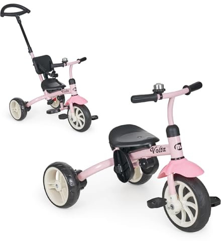 MS BabyWorld – Triciclo Evolutivo Volta 5 en 1 – Bicicleta Infantil Convertible | Desde 1 a 5 años | con o sin Pedales | Adaptable y transformable | Fácil manejo y Seguro