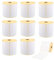 ARLI Thermoetiketten 100 x 150 mm | 9x Rollen (4500 Etiketten) | 500 Stück pro Rolle Kern 25,4 mm Perforiert/Perforation Permanent haftend Thermodirekt Etiketten Versandetiketten für Thermodrucker