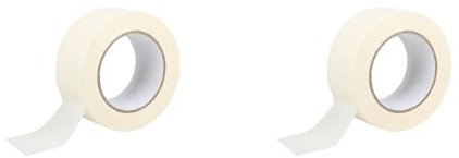 ProDec 2-inch x 50m Multi Surface Masking Tape for Painting - Sharp Paint Lines - Decorators Tape - 50mm Wide Adhesive (Pack of 2)