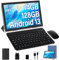 Oangcc 2025 Newest 10 Pulgadas Android Tablet, 14GB RAM+128GB ROM (1TB TF), Certificación GMS, Baterías 8000 mAh, 8-Core 2.0Ghz, 5G+2.4G WiFi, BT 5.0, Tablet con Funda, Teclado e Ratón - Azul