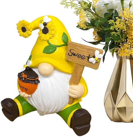 Générique Nain de Pot de Fleur, Nains de Jardin décoratifs pour pelouse - Ornement de Figurine naine - Figurine naine de jardinière à Ressort en résine synthétique pour améliorer la Cour