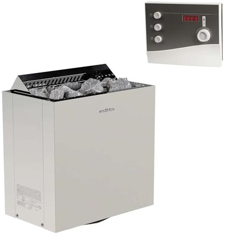 Sentiotec Viking E 9 kW finnischer Saunaofen Set mit Saunasteuerung K2-Next