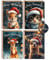 HIDEBLOOM I Weihnachtskarten mit Umschlägen Set Tiere I 12 Stück I DIN A6 (10,5 cm x 14,8 cm) I Weihnachtskarte Set I Weihnachtspostkarten I Christmas Card I Grußkarten Weihnachten