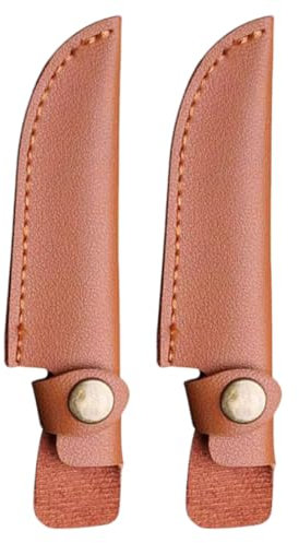 TEOZBLU Messerscheide Leder, Lederscheide FüR Messer, Hochwertige Leder Messerscheide FüR Die Jagd, Freizeit & KüChe, GüRtelmesseretui Extra Dickes Leder, Messertasche