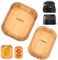 Hivio 220 Stück Airfryer Backpapier für Philips Dual Basket Airfryer 3000-serie 6L/3L, 5000-Serie 6L/3L,Heißluftfritteuse Zubehör für Philips NA350/00 NA550/00, Air fryer Zubehör