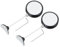 PATIKIL 3.3 Ft Retractable Remote Control Tether, 2 Pcs Round Security Cable Lanyard Lock with Double Sided Adhesive for TV Remote Control Gaming Controller, Black(Curved Rubber Cap)