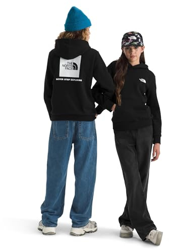 The North Face Kids Evolution Box Nse Hoodie, Tnf Black, 12 Years