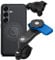 Quad Lock Motorcycle Handlebar Mount Kit with Vibration Dampener and MAG Phone Case for Samsung Galaxy S25