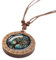 JUNHAO-SHOP Tree of Life Wooden Pendant Necklace, Good Luck Charm, Adjustable Rope Chain, Jewellery Anniversary Birthday Gift for Men Women
