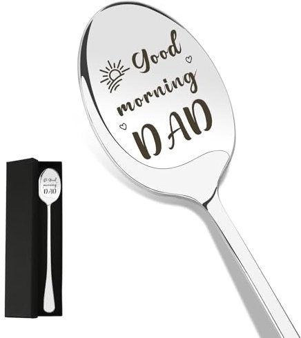 Dad Gifts for Dad Daddy Gifts Tea Spoon Dad Birthday Gifts Dad Gifts from Daughter Good Morning Dad Best Dad Gifts Ideas for Dad Christmas Gifts Halloween Fathers Day Gift Father's Day Gifts