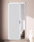 Porte intérieure pliante réglable sans perçage - Blanc - 180/190/200/210 cm - Idéale pour cuisine, douche, armoire - Design compact (75 x 180 cm)