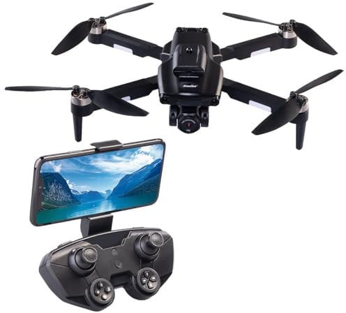Simulus Quadrocopter: Faltbare RC-WLAN-Drohne mit HD-Kamera und Hindernisvermeidung (Drohne Quadrocopter, RC für Anfänger, Ersatzteile)