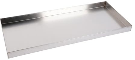 Acciaio Inossidabile 304 Vaschetta Raccogli Condensa Climatizzatore, Rinforzato e Rinforzato Saldatura, Vassoio di Raccolta per Uso Domestico e Commerciale(20 * 10cm)