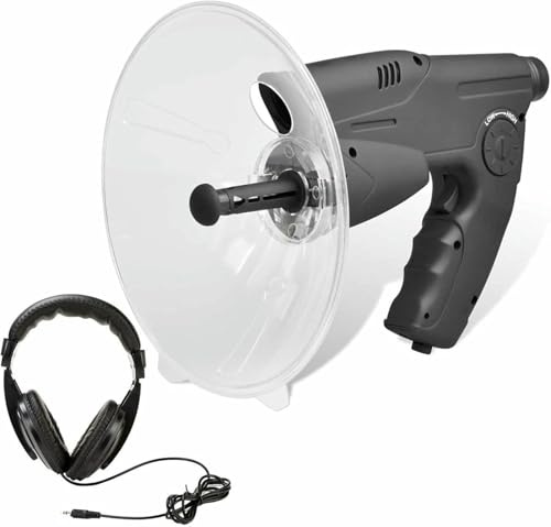 BTOIASYHF Microphone Parabolique Monoculaire 8X Microphone Parabolique Bionic Ear Sound Collecting Plate, Amplificateur De Son pour Écoute À Longue Distance d'oiseaux Et d'animaux