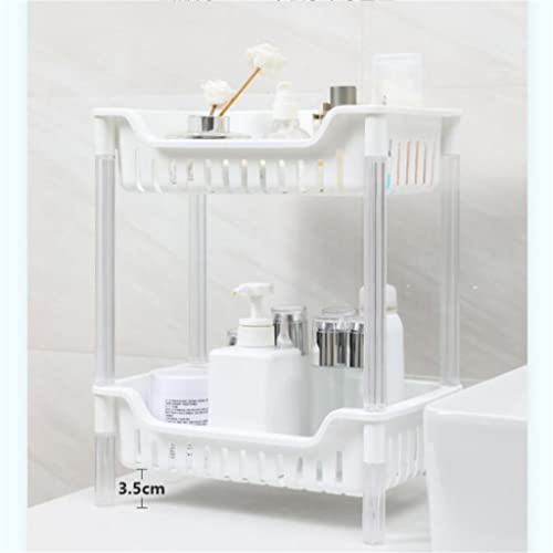 kuaidh Floor-to-Ceiling Bathroom Storage Shelf Toilet Washstand Rack Countertop Cosmetics