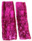 Song Qing Damen-Armstulpen mit glitzernden Pailletten, Stretch, schillernd, Armstulpen, Rose, Einheitsgröße